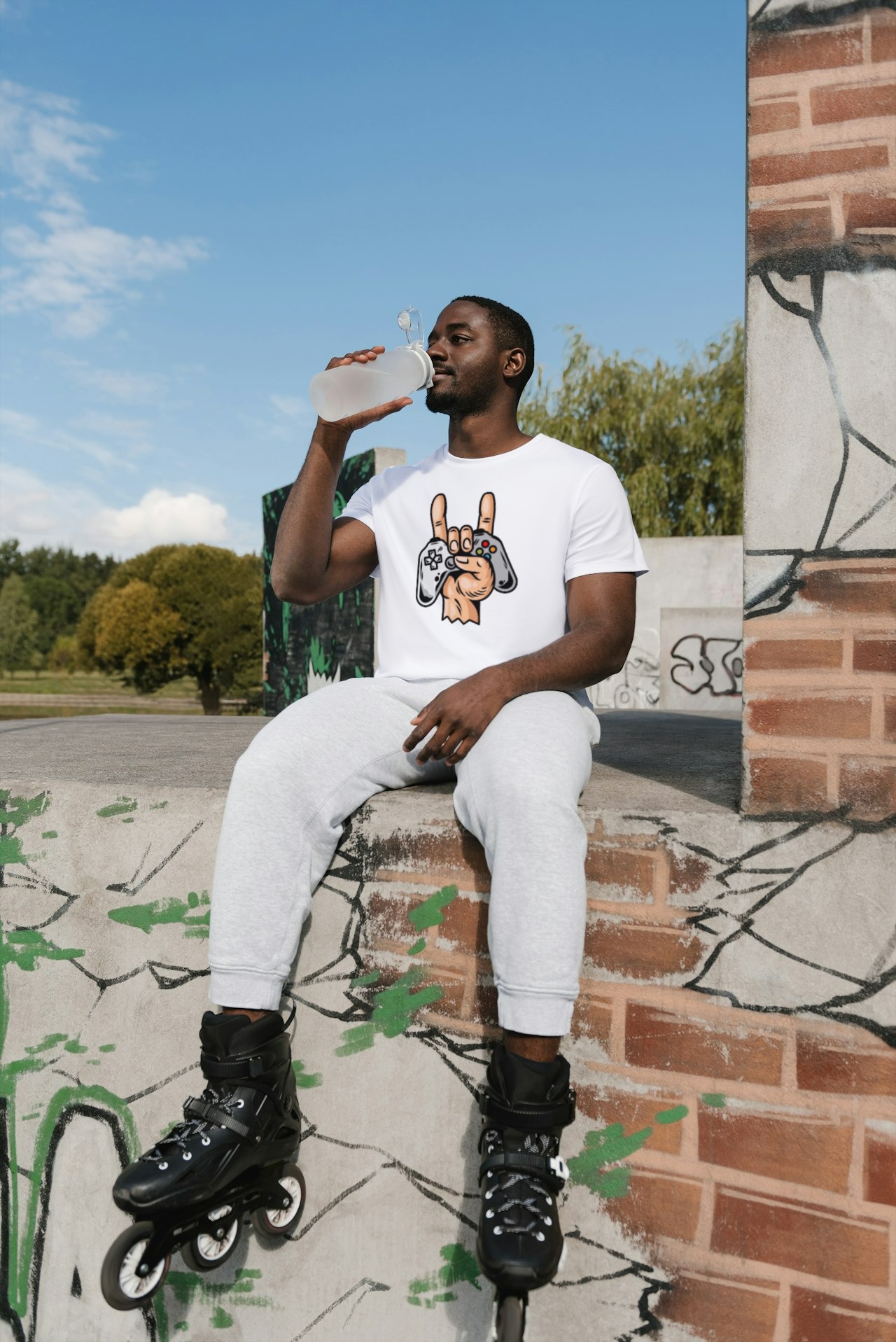 CAMISETA ADULTO - ROCK PLAYER