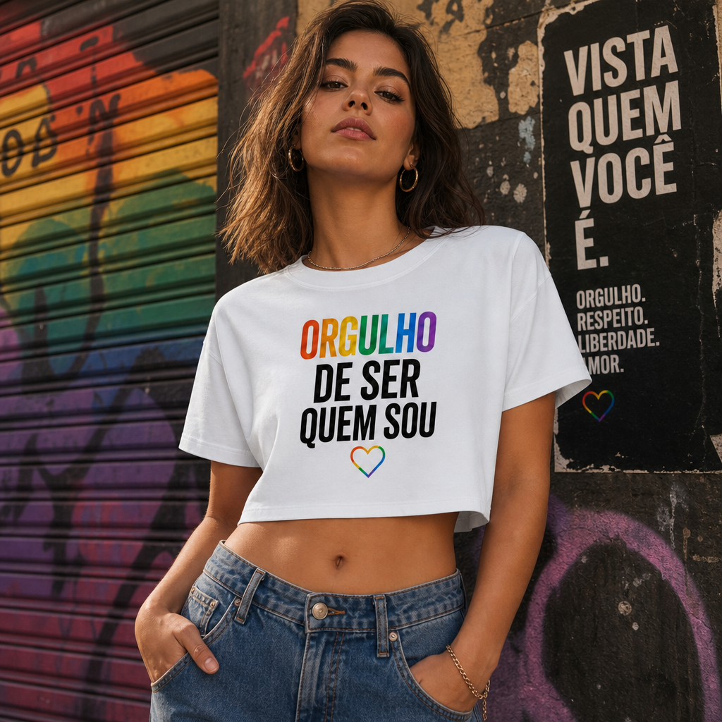 CAMISA CROPPED | LINHA ORGULHO™