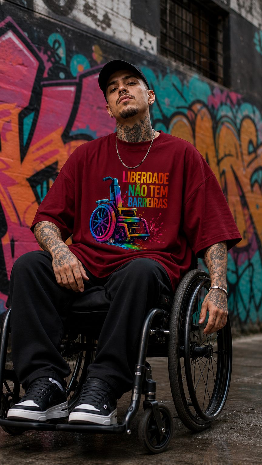 CAMISETA OVERSIZED | LINHA LIBERDADE VIVA™