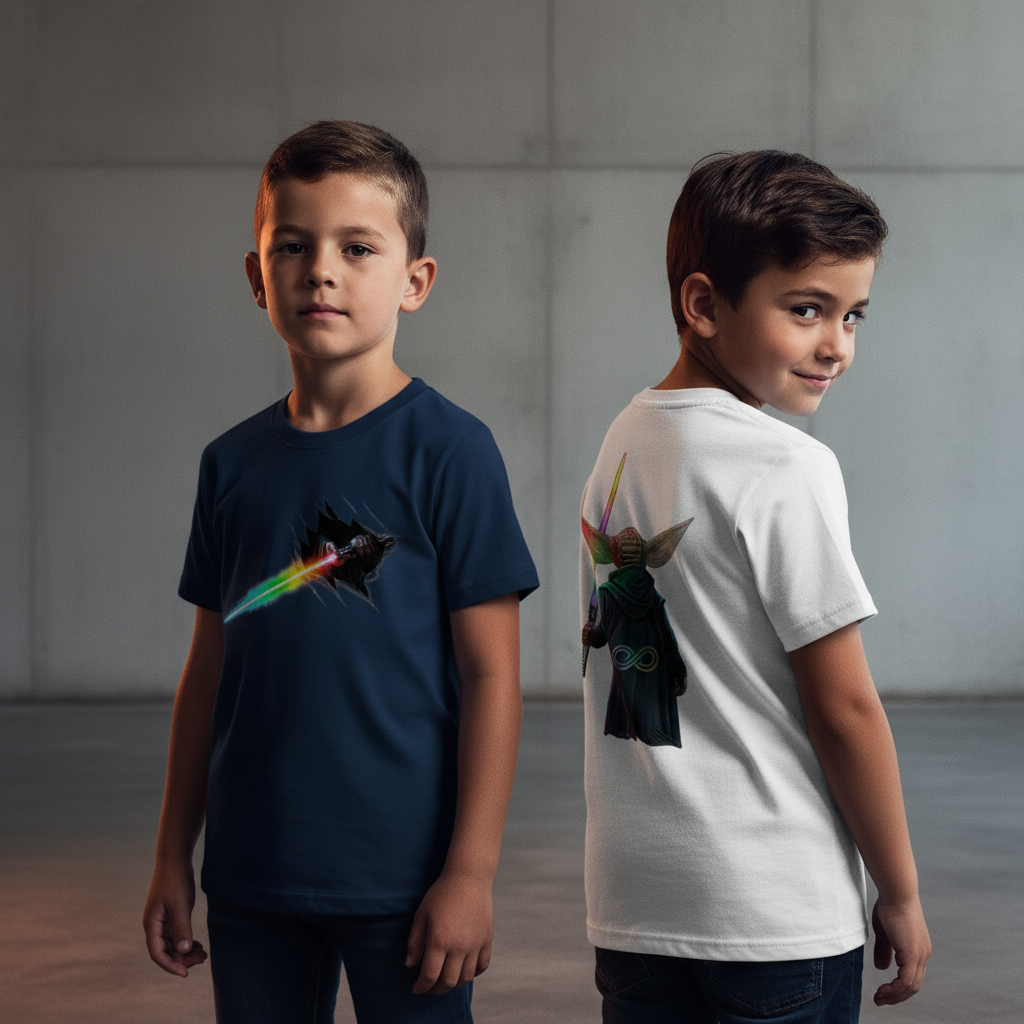 CAMISA T-SHIRT QUALITY INFANTIL (2 A 8) | SABRE DE LUZ 1™