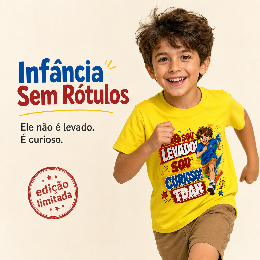 CAMISETA INFANTIL | INFÂNCIA SEM RÓTULOS™