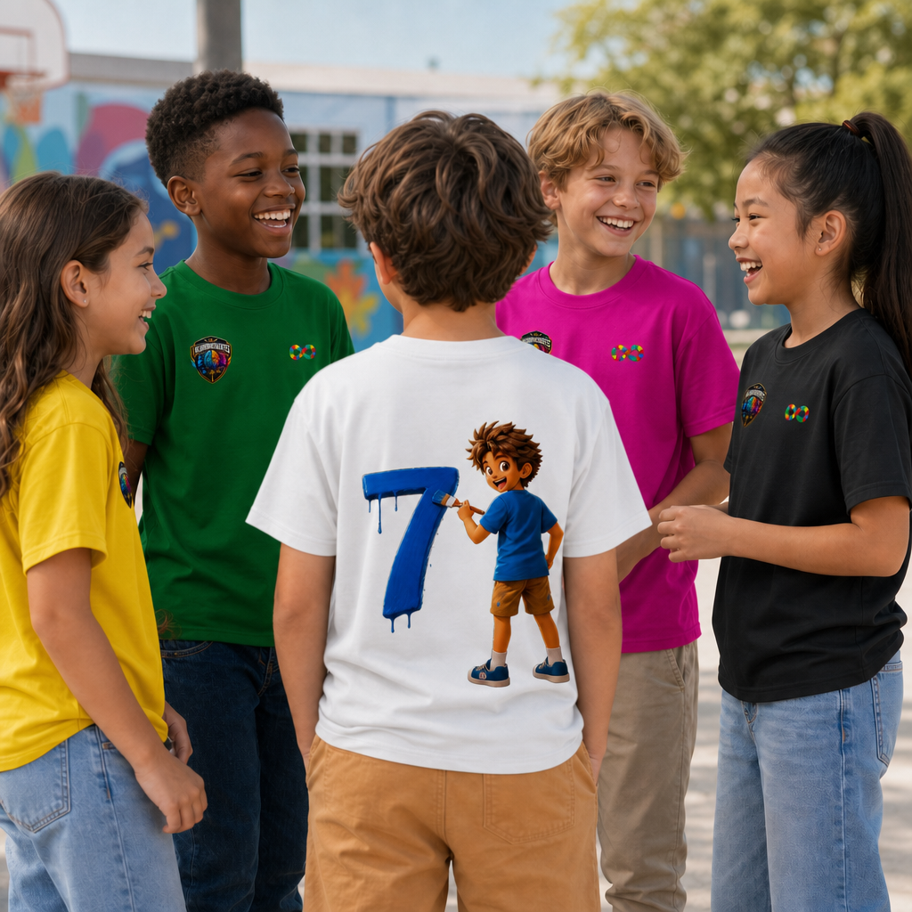 CAMISA CLUB NEURODIVERGENTE - Classic Infantil