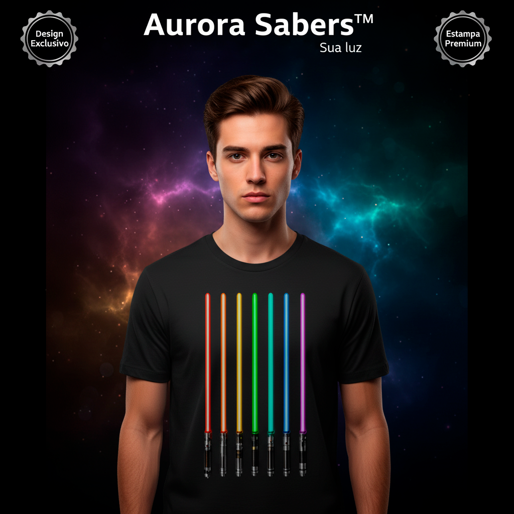 CAMISA T-SHIRT QUALITY | AURORA SABERS™
