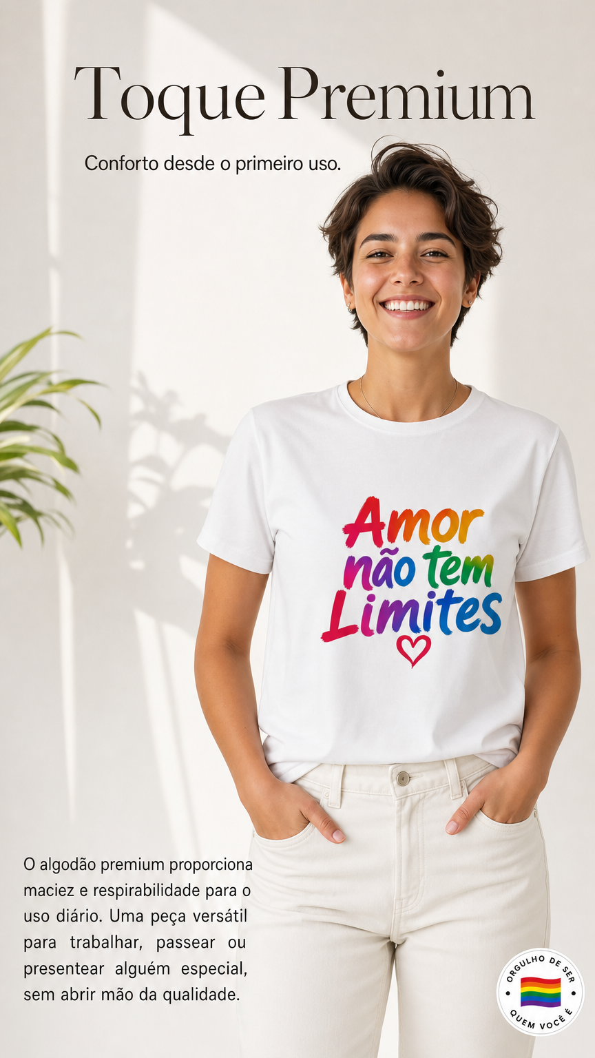 CAMISA ESSÊNCIA DO AMOR™ - T-Shirt Quality