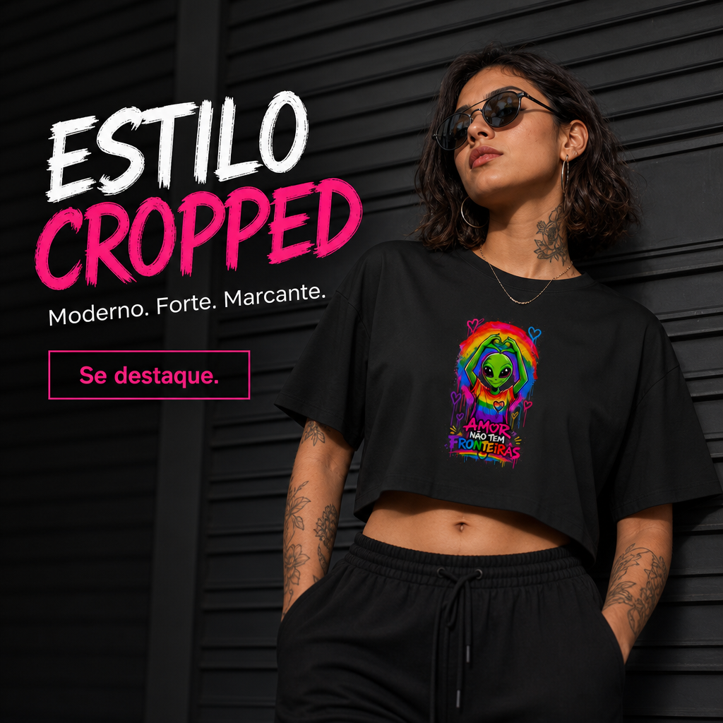 CAMISA CROPPED ETERNIA LOVE™