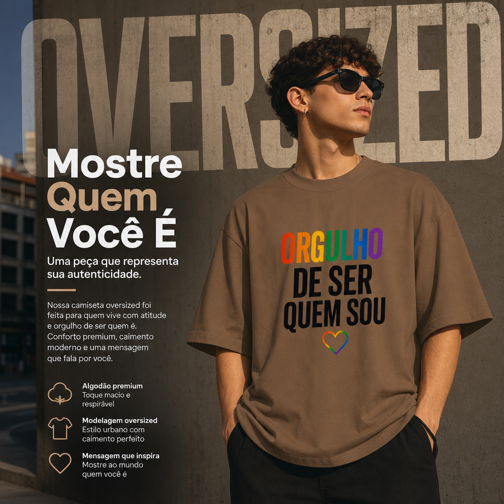 CAMISA OVERSIZED | LINHA ORGULHO™