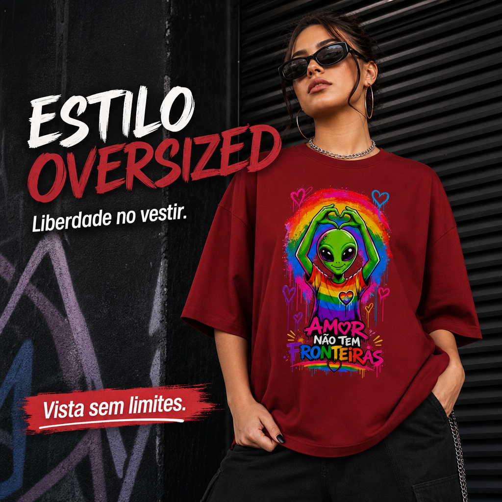 CAMISA OVERSIZED SIZE ETERNIA LOVE™