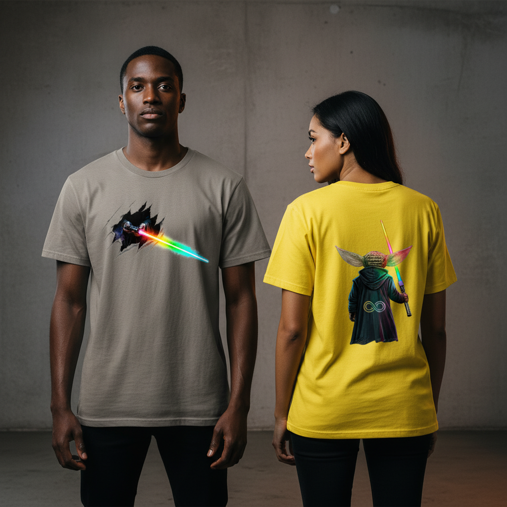 CAMISA T-SHIRT ESTONADA | SABRE DE LUZ 1™