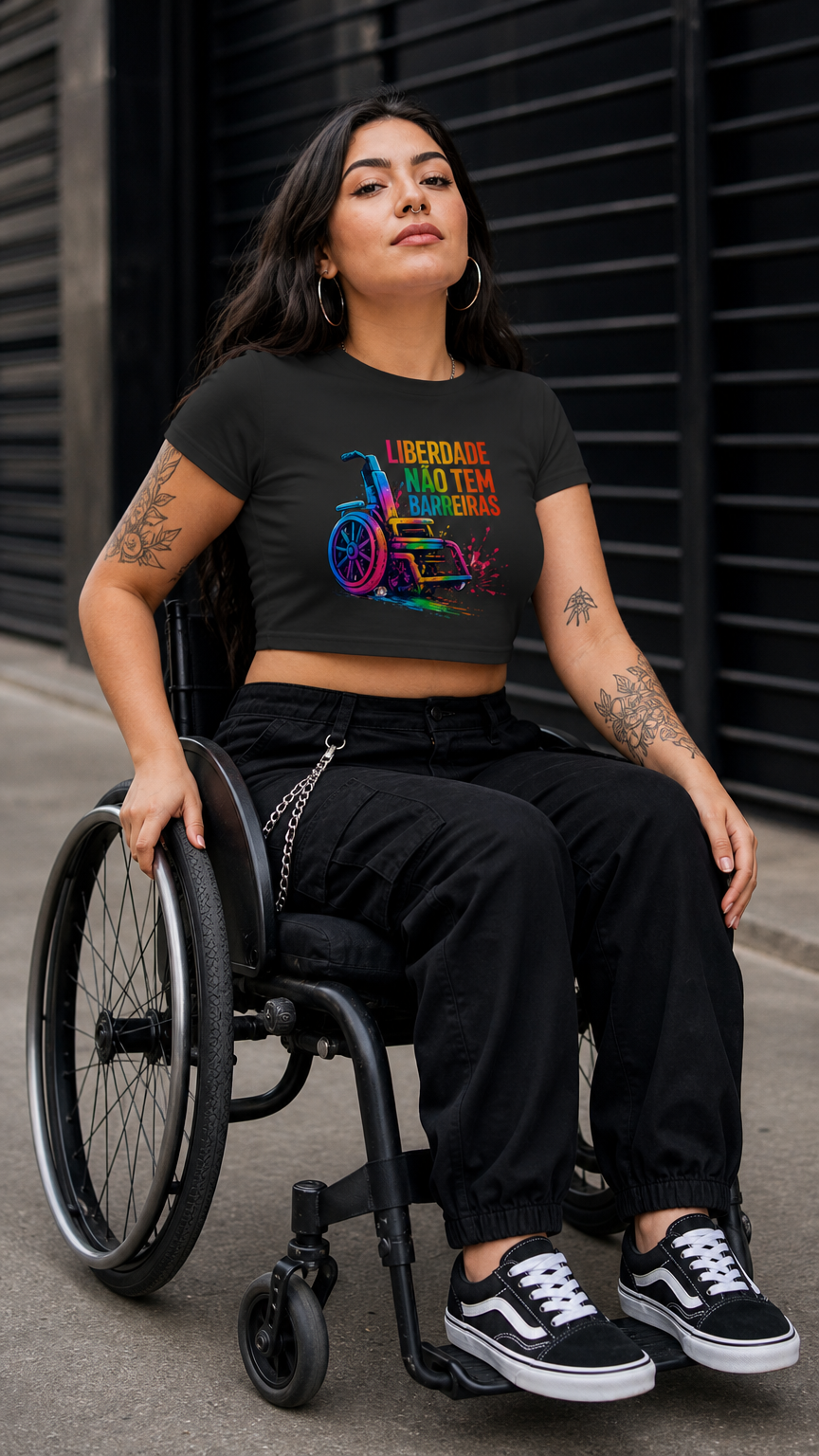 CAMISA CROPPED | LINHA LIBERDADE VIVA™