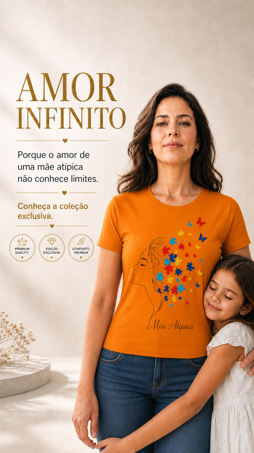 CAMISA BABY LONG QUALITY| AMOR INFINITO™