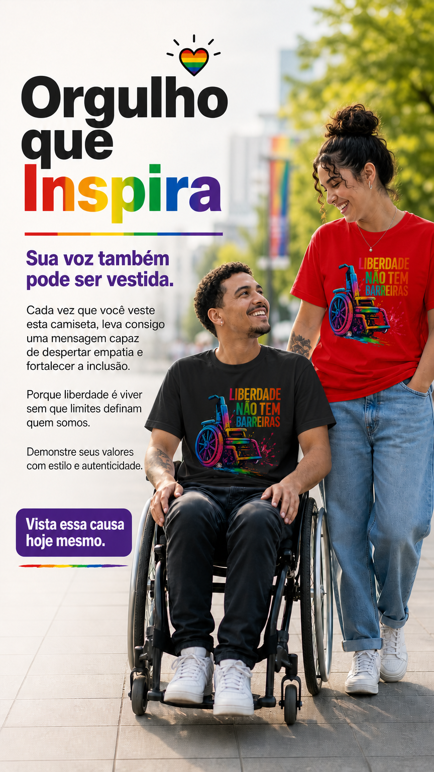 CAMISETA T-SHIRT PRIME | LINHA LIBERDADE VIVA™