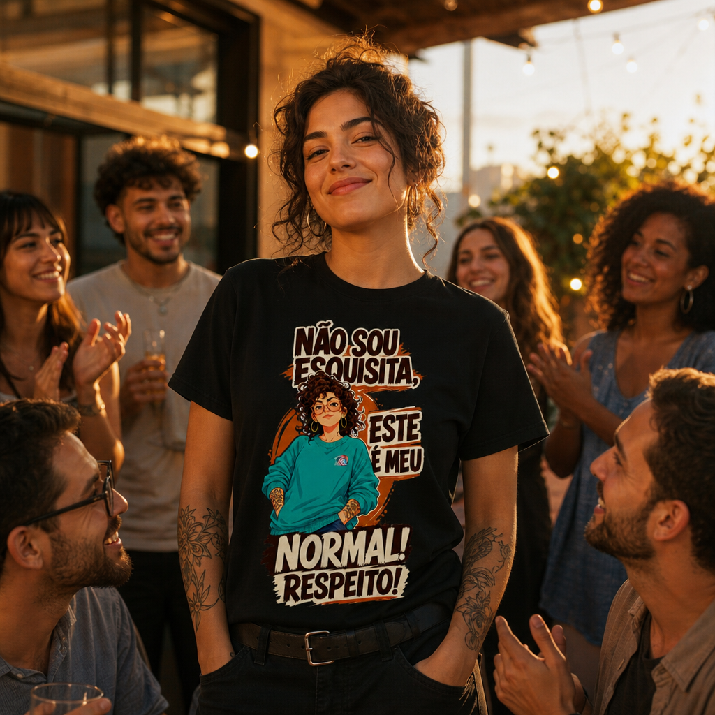 CAMISA IDENTIDADE SEM FILTRO™ - T-Shirt Quality