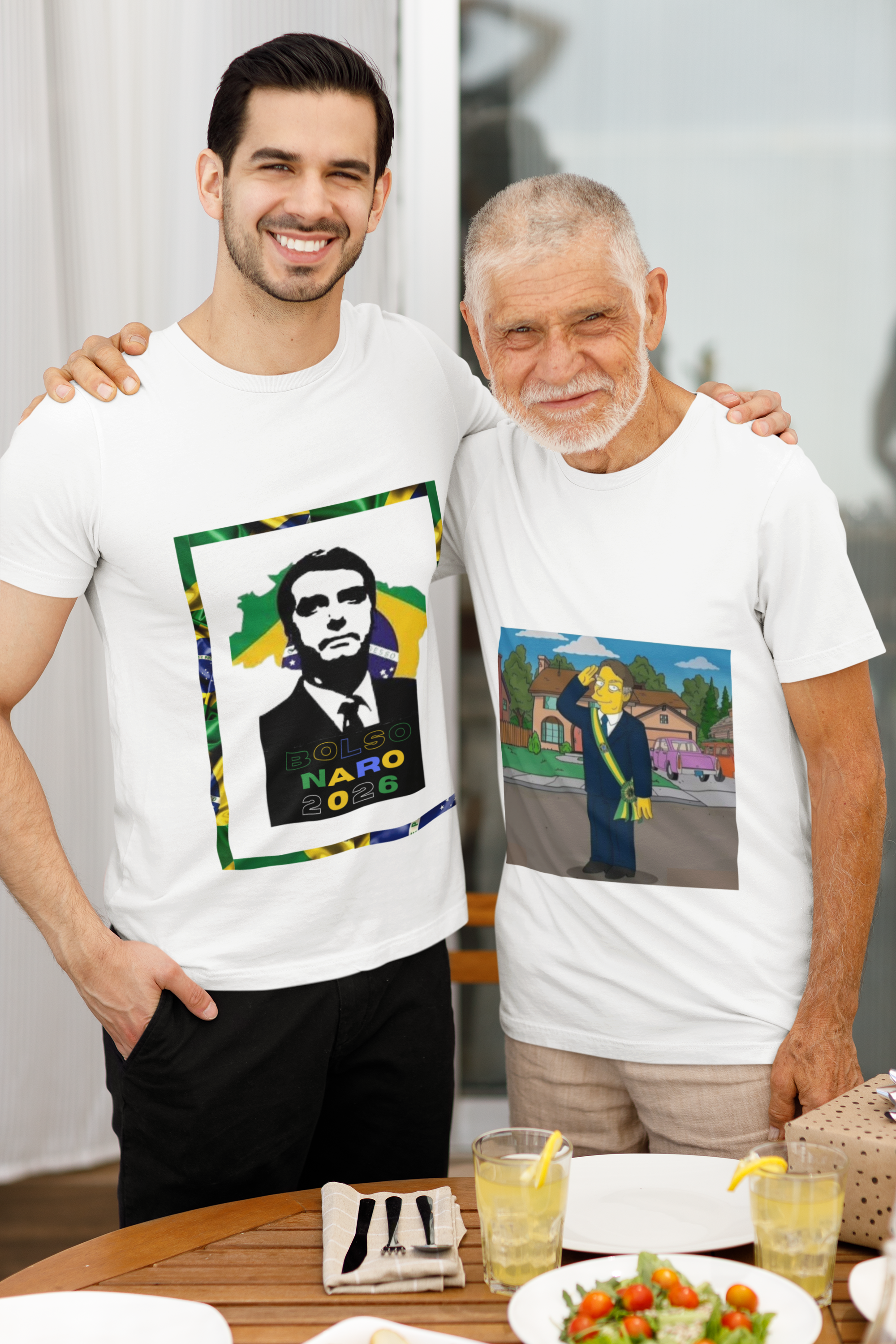 Camiseta masc Bolsonaro 2026 BR