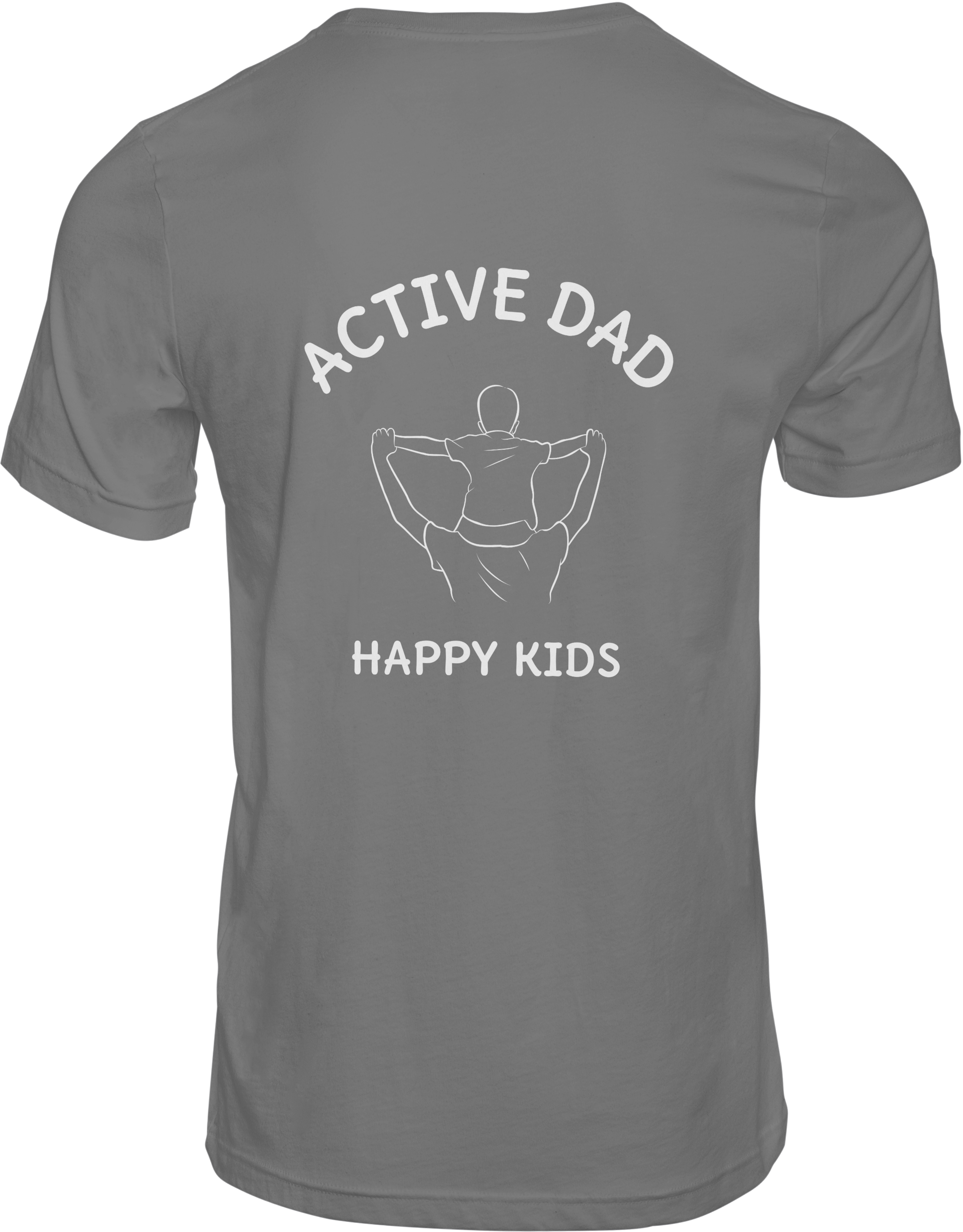 Active Dad T-Shirt Pima Active Dad Happy Kids R$189,90 em Camisa Criativa