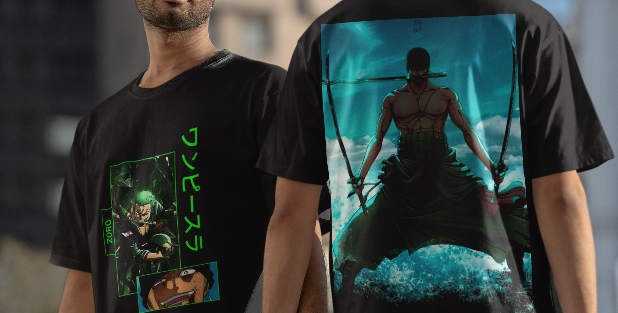 camiseta Kz-47 zoro one piece