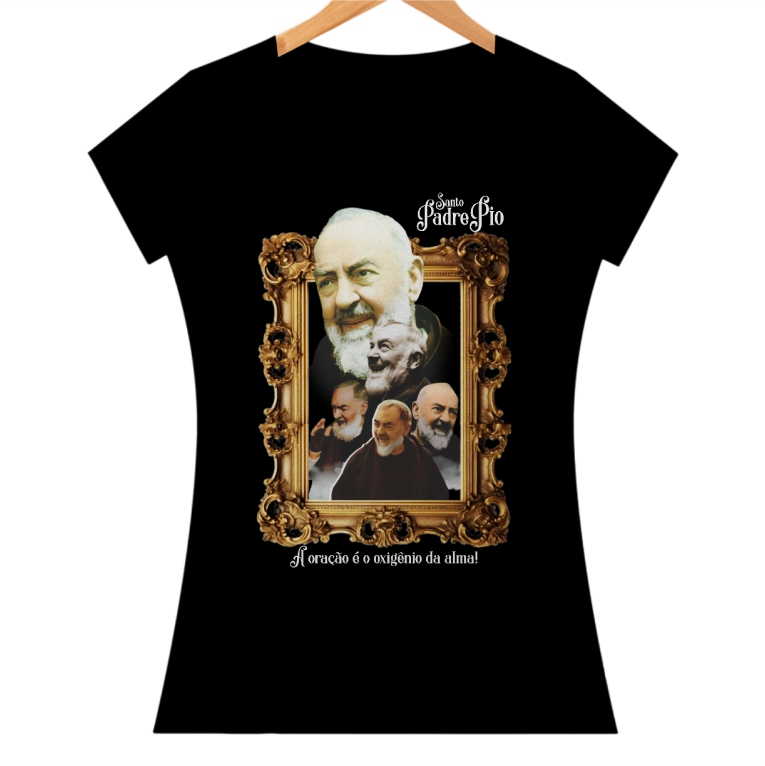 BABY LOOK Santo Padre Pio