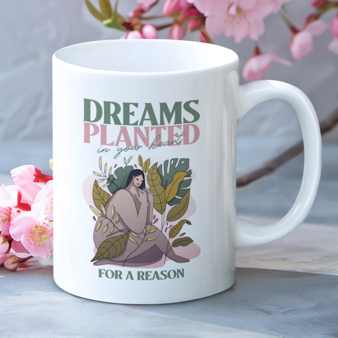 CANECA “DRAMS PLANTED IN YOUR HEART“ - PLANTS AND GIRLS