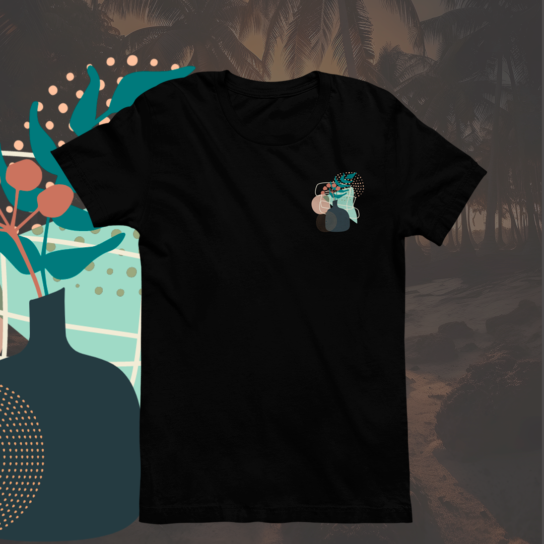 CAMISETA “PLANTAS E CORES“ - MODELO 8