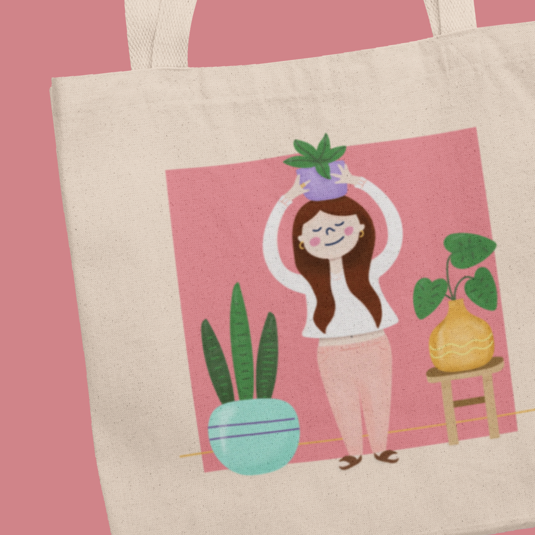 ECOBAG “MINHAS PLANTINHAS“ - MODELO 2