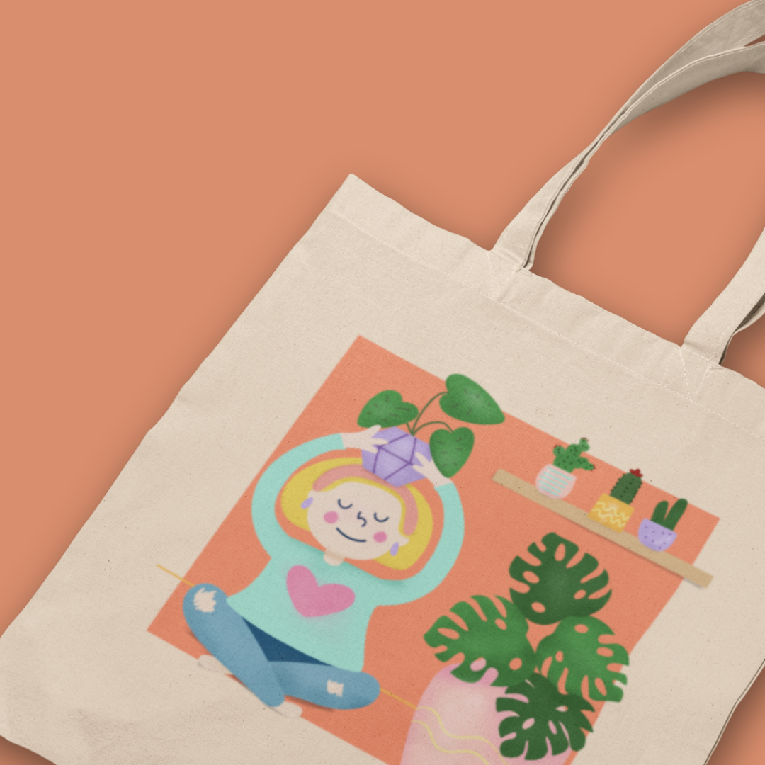 ECOBAG “MINHAS PLANTINHAS“ - MODELO 3