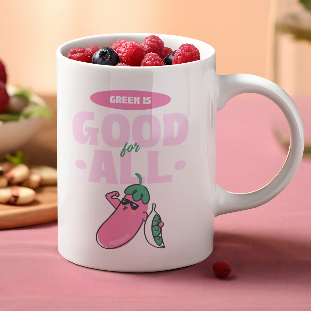 CANECA “GREEN IS GOOD FOR ALL“ - VEGANSTYLE