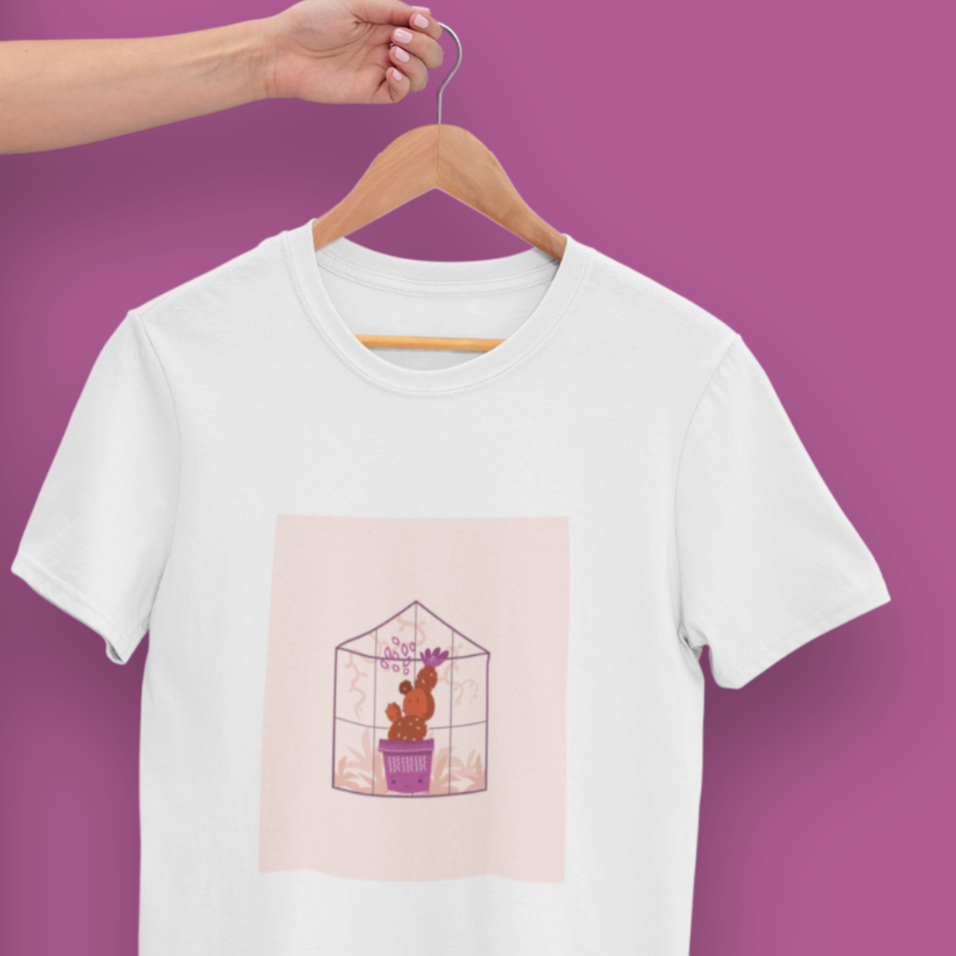 Nome do produto: CAMISETA “CASA DOS CACTOS“ - MODELO 1