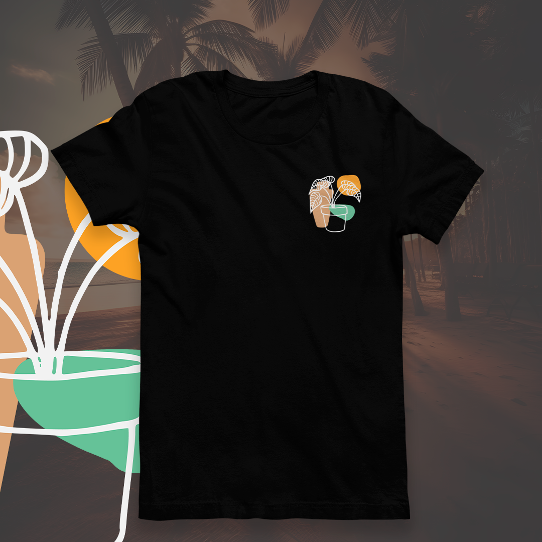 CAMISETA “PLANTAS E CORES“ - MODELO 1