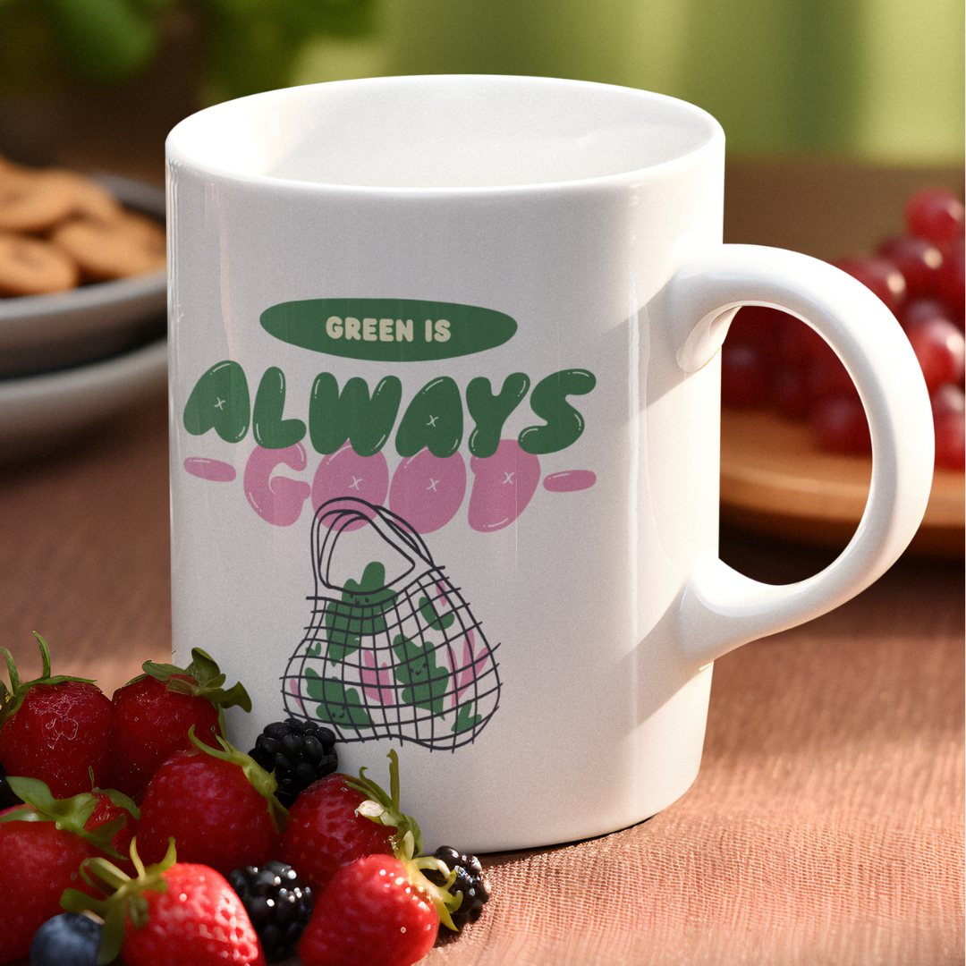 CANECA “GREEN IS ALWAYS GOOD“ - VEGANSTYLE