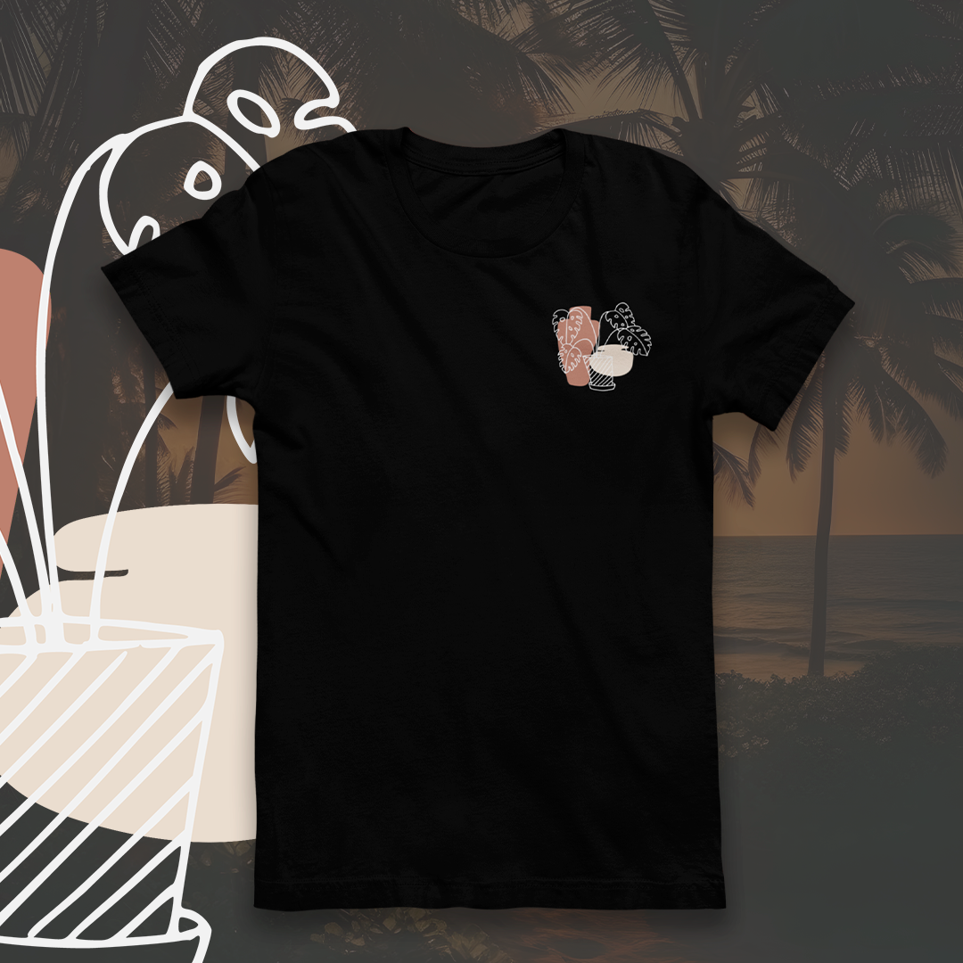 CAMISETA “PLANTAS E CORES“ - MODELO 3