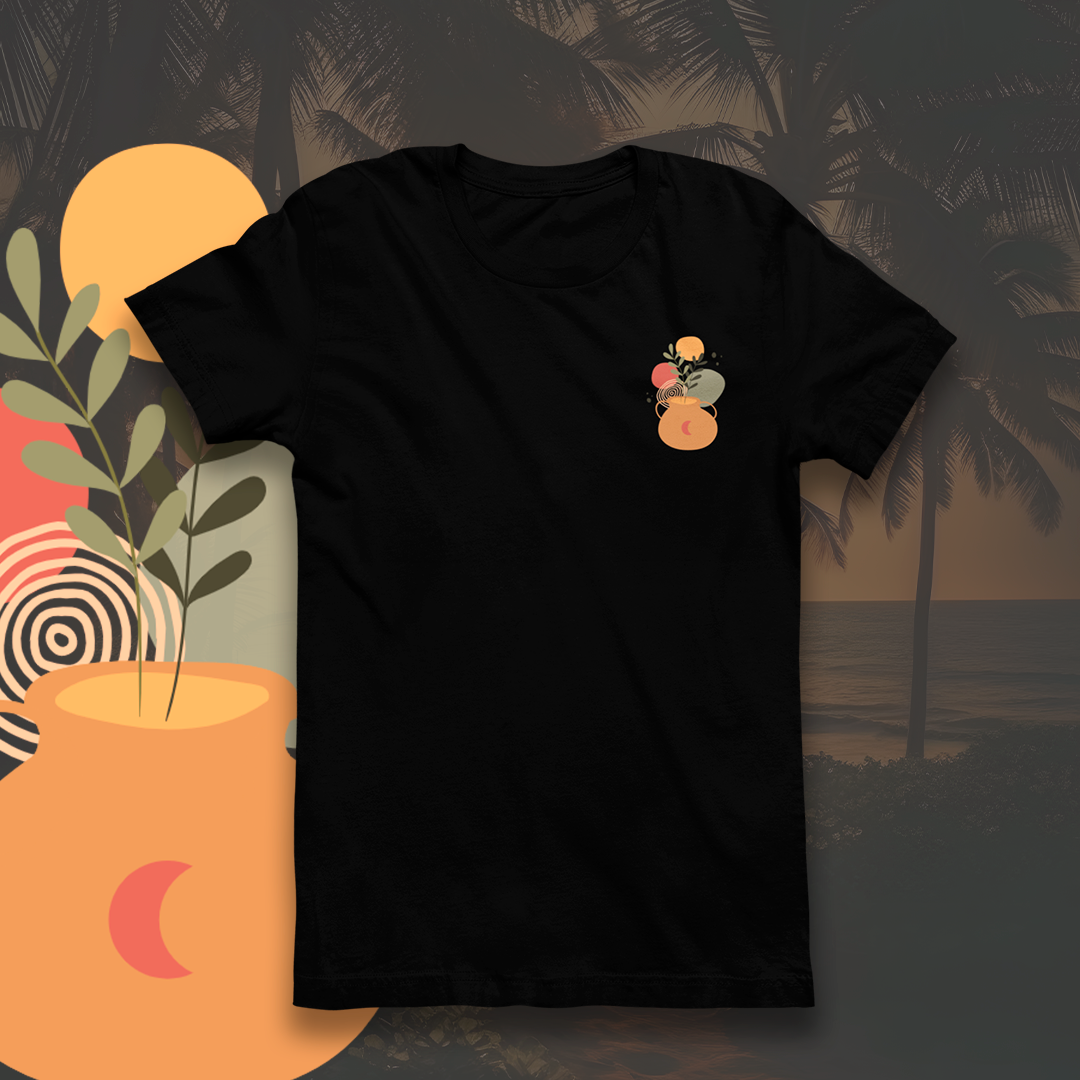 CAMISETA “PLANTAS E CORES“ - MODELO 7
