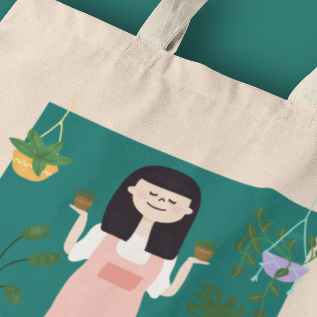ECOBAG “MINHAS PLANTINHAS“ - MODELO 1
