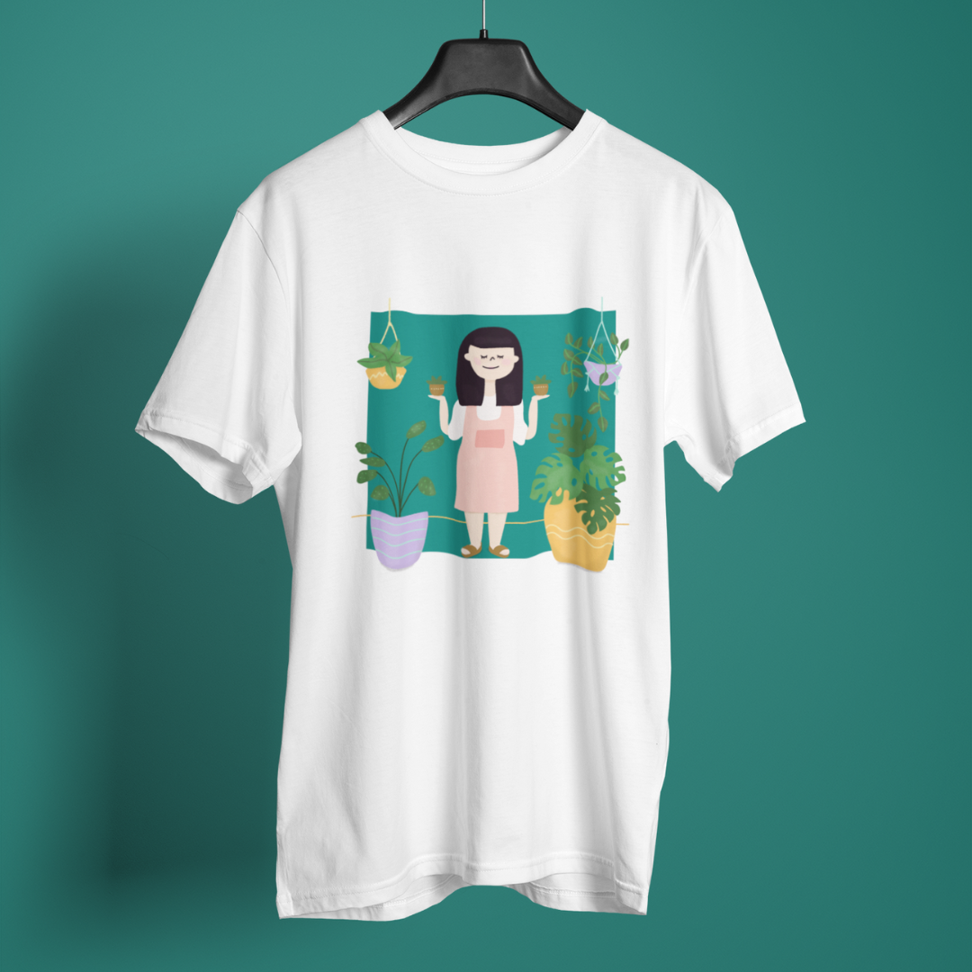 CAMISETA “MINHAS PLANTINHAS“ - MODELO 1