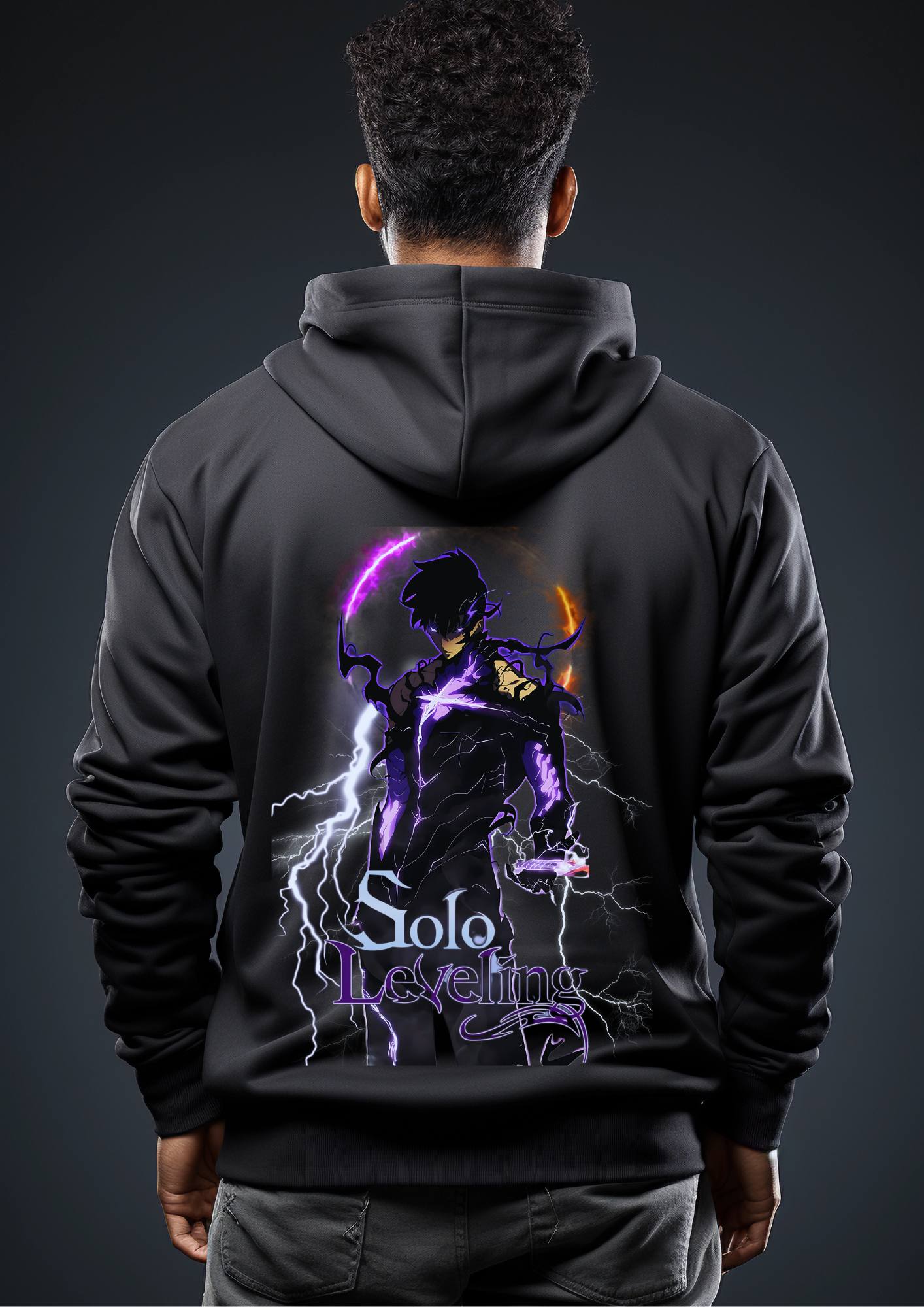 Casaco  Canguru Solo Leveling