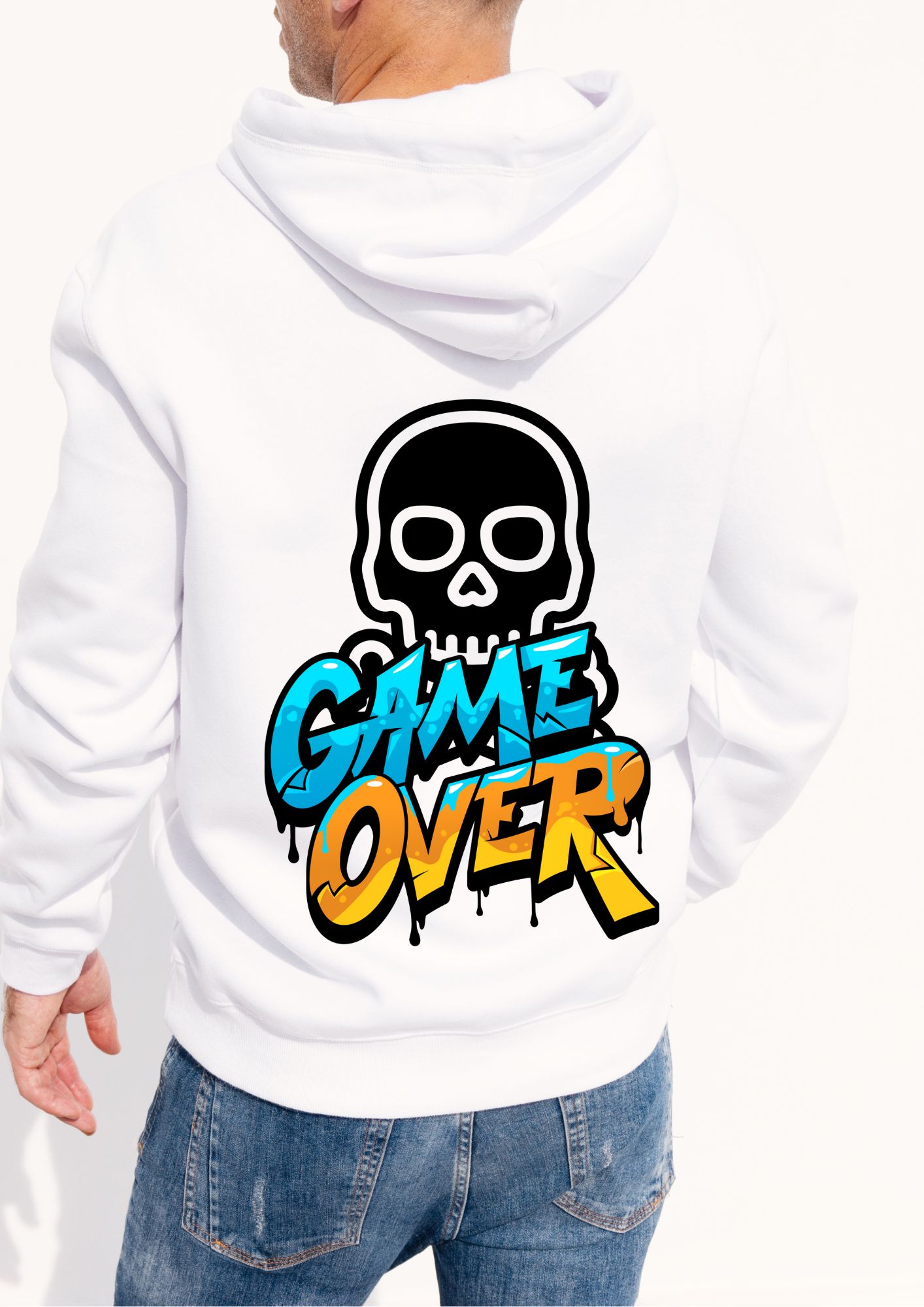 Casaco Canguru Game Over