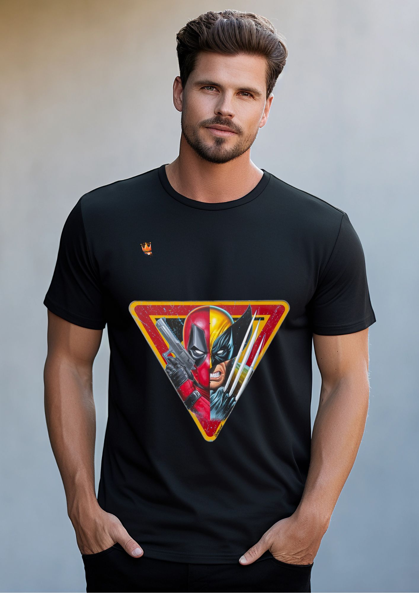 Camiseta Deadpool e Wolverine
