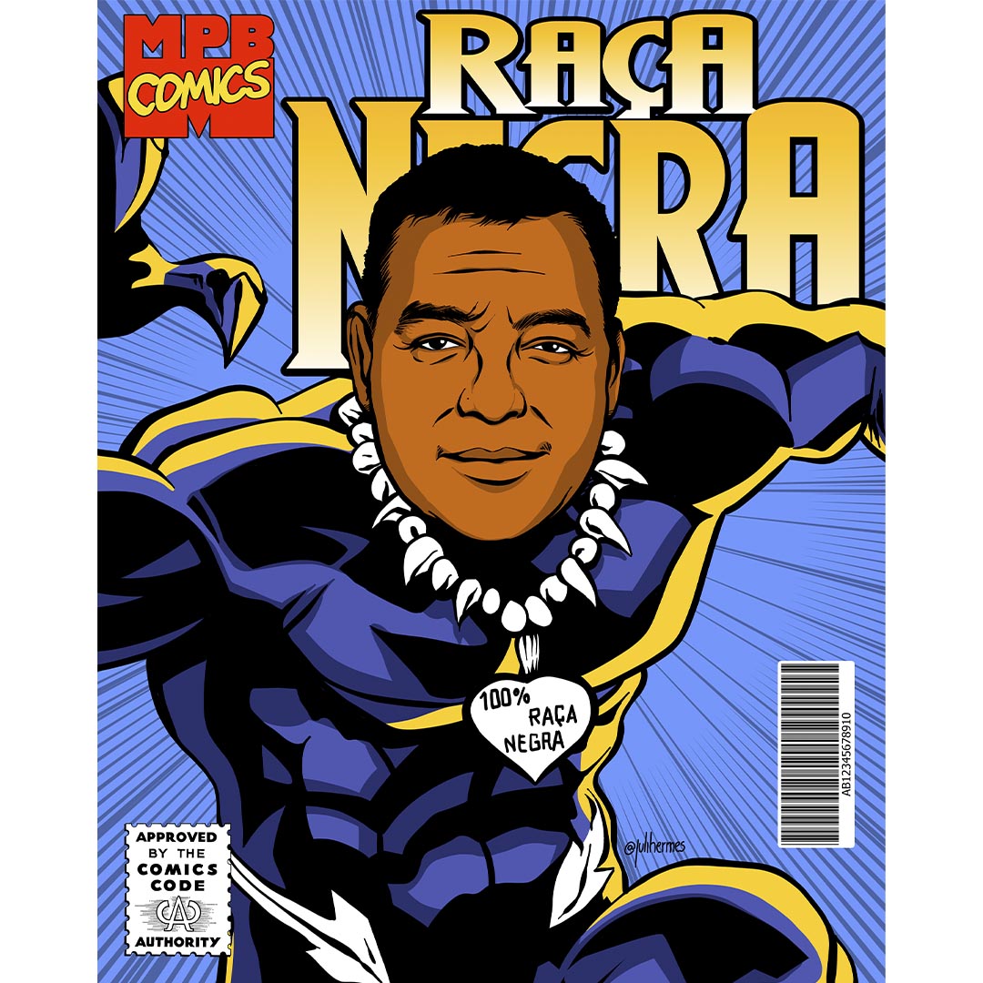 CAMISETA RAÇA NEGRA (MPB Comics)