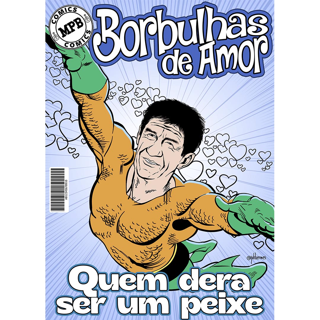 Nome do produto: CAMISETA FAGNER (MPB Comics)