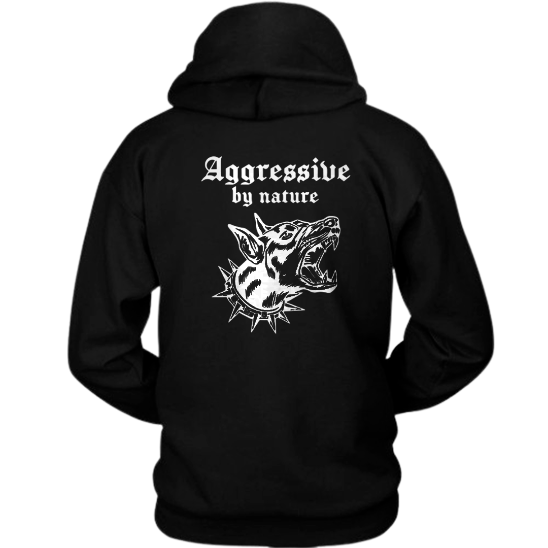 Moletom Canguru Preto Agressive of Nature 