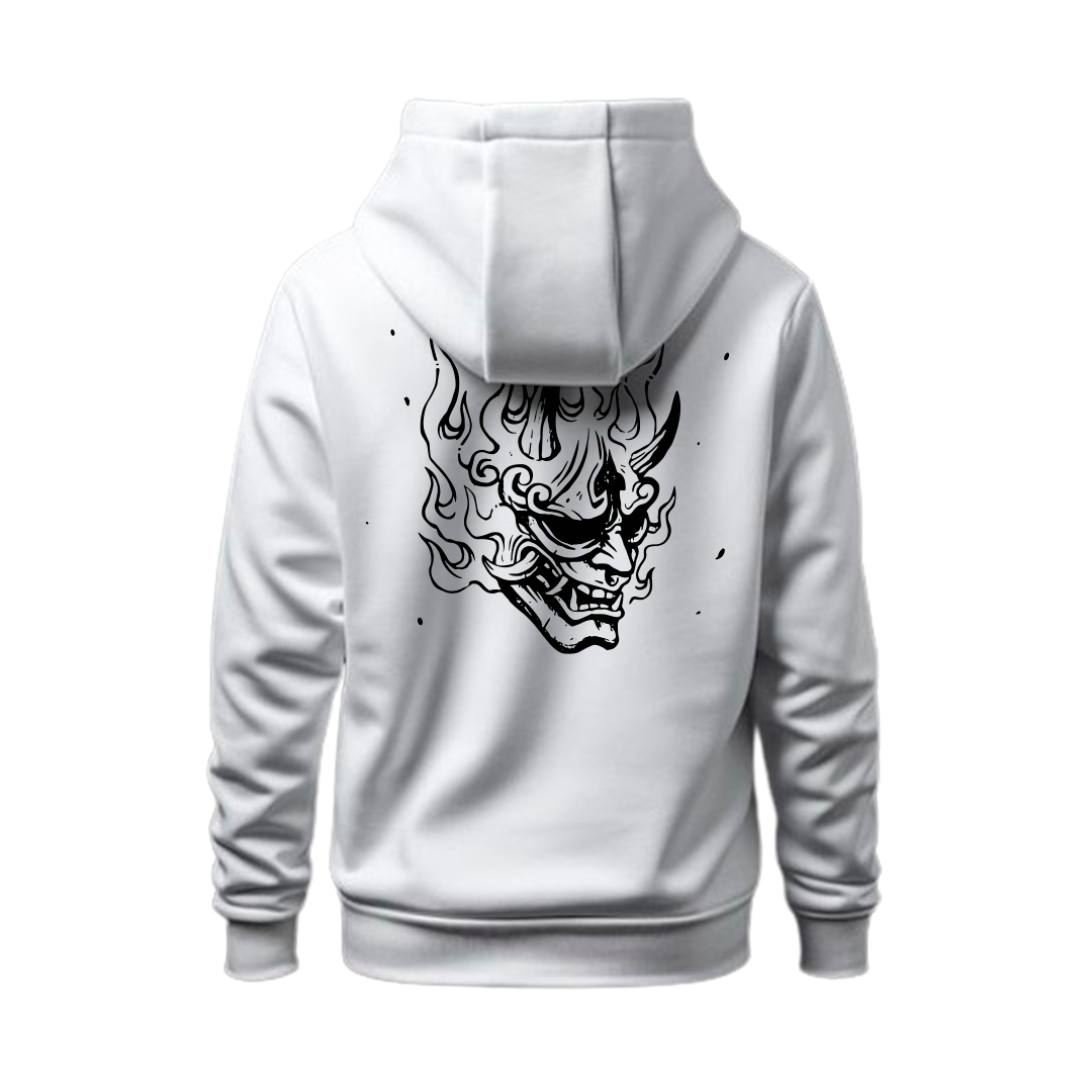 Moletom Canguru Branco Hannya