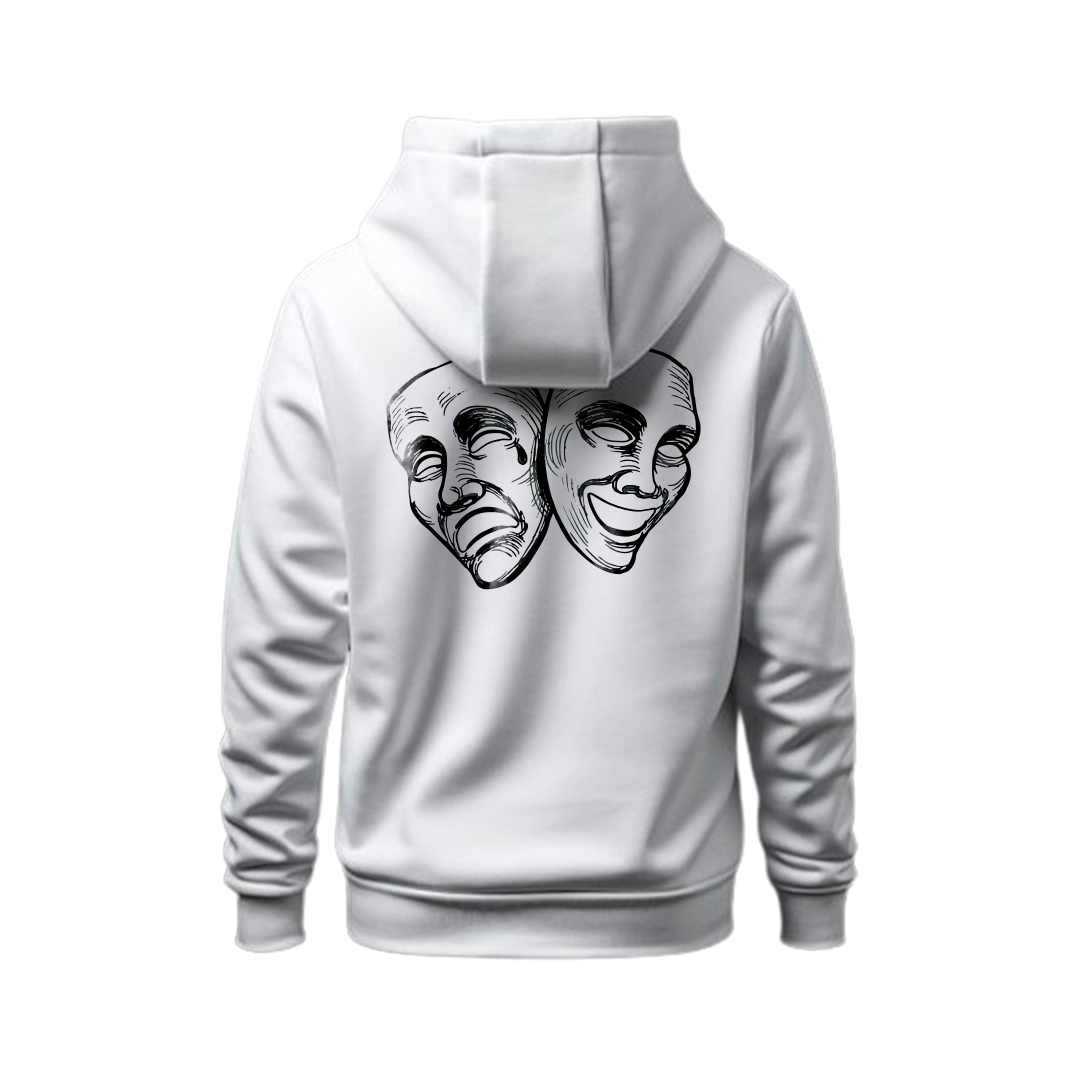 Moletom Canguru Branco 