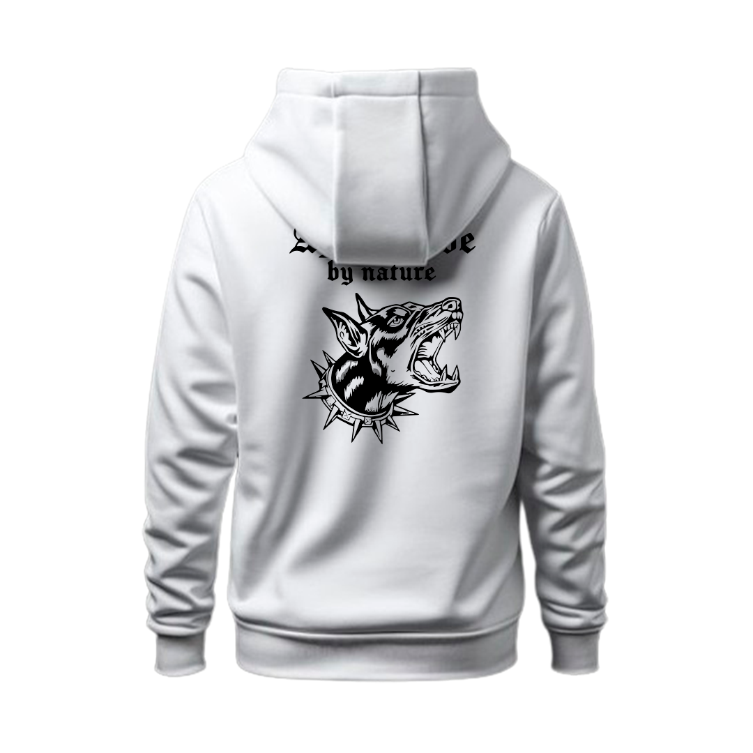 Moletom Canguru Branco Agressive of Nature 