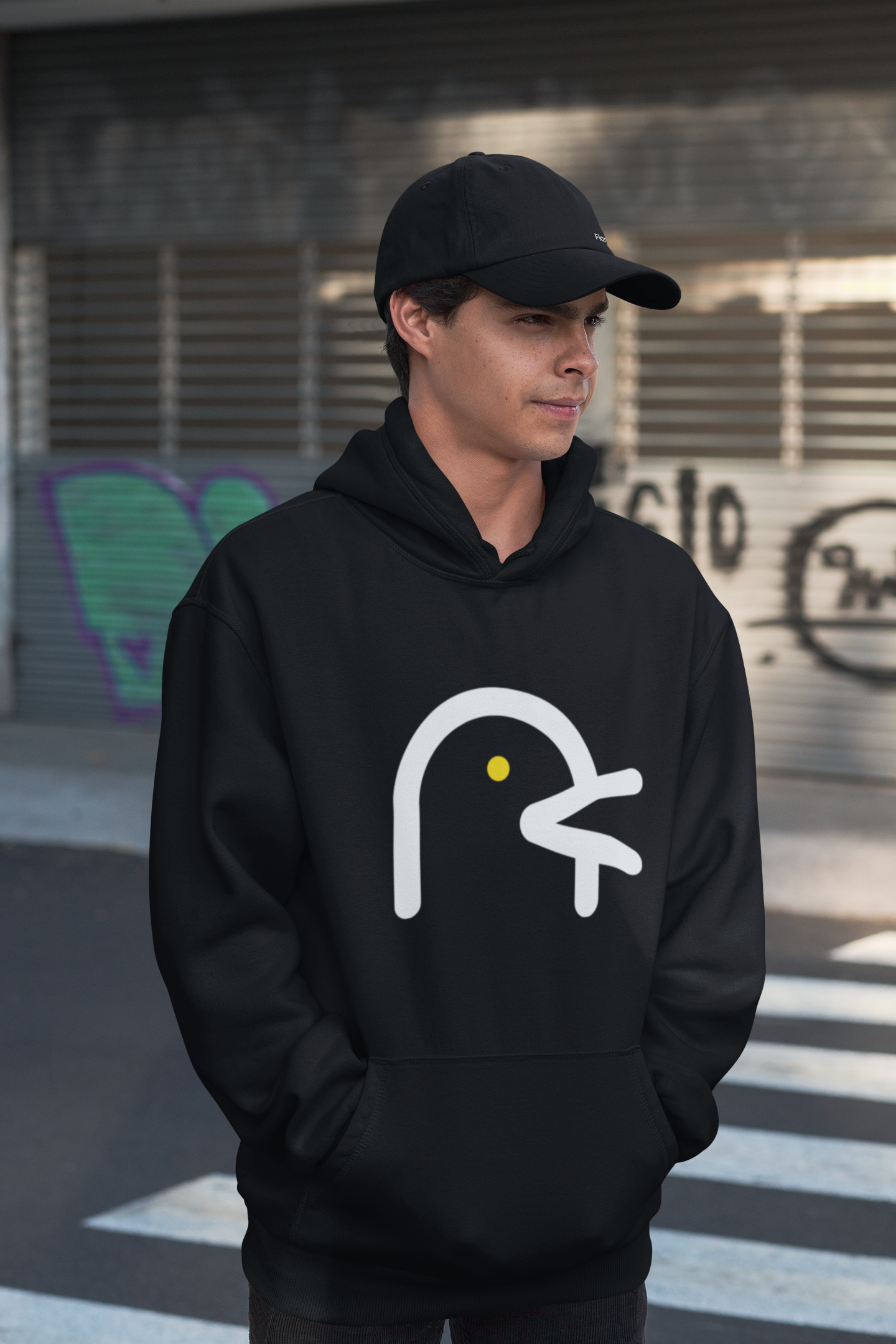 Moletom Canguru Preto - Flanko