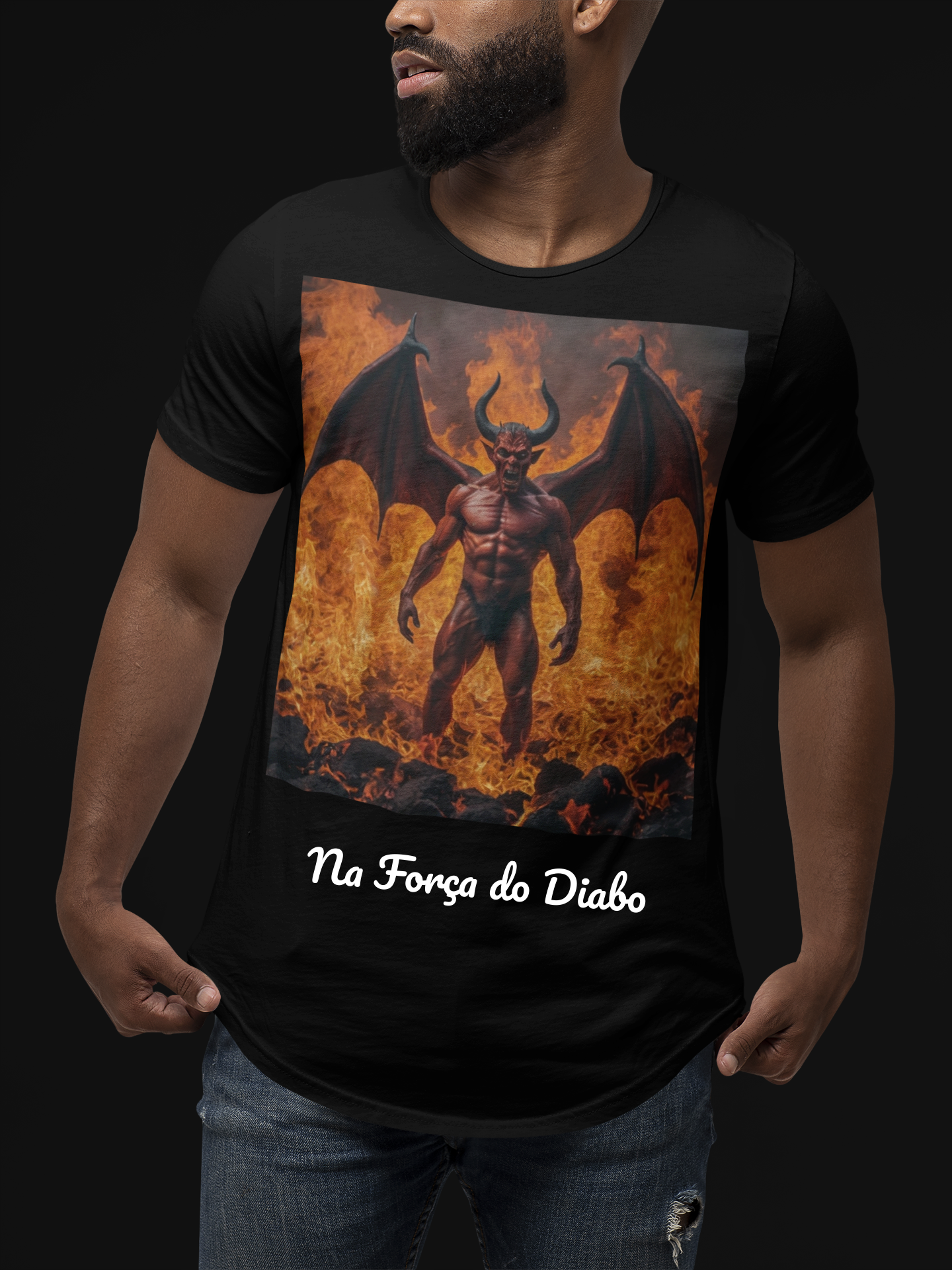 Camiseta Na Força do Diabo