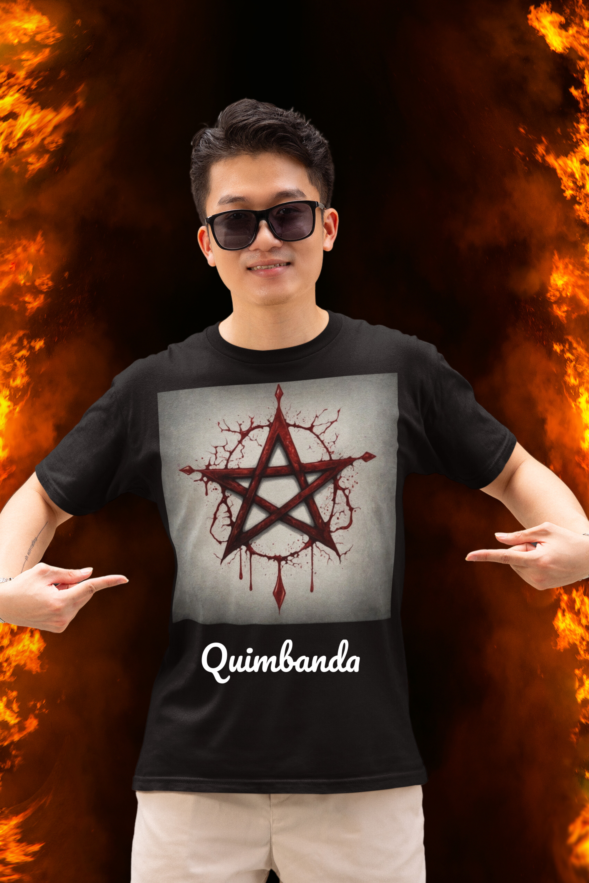 Camiseta quimbanda
