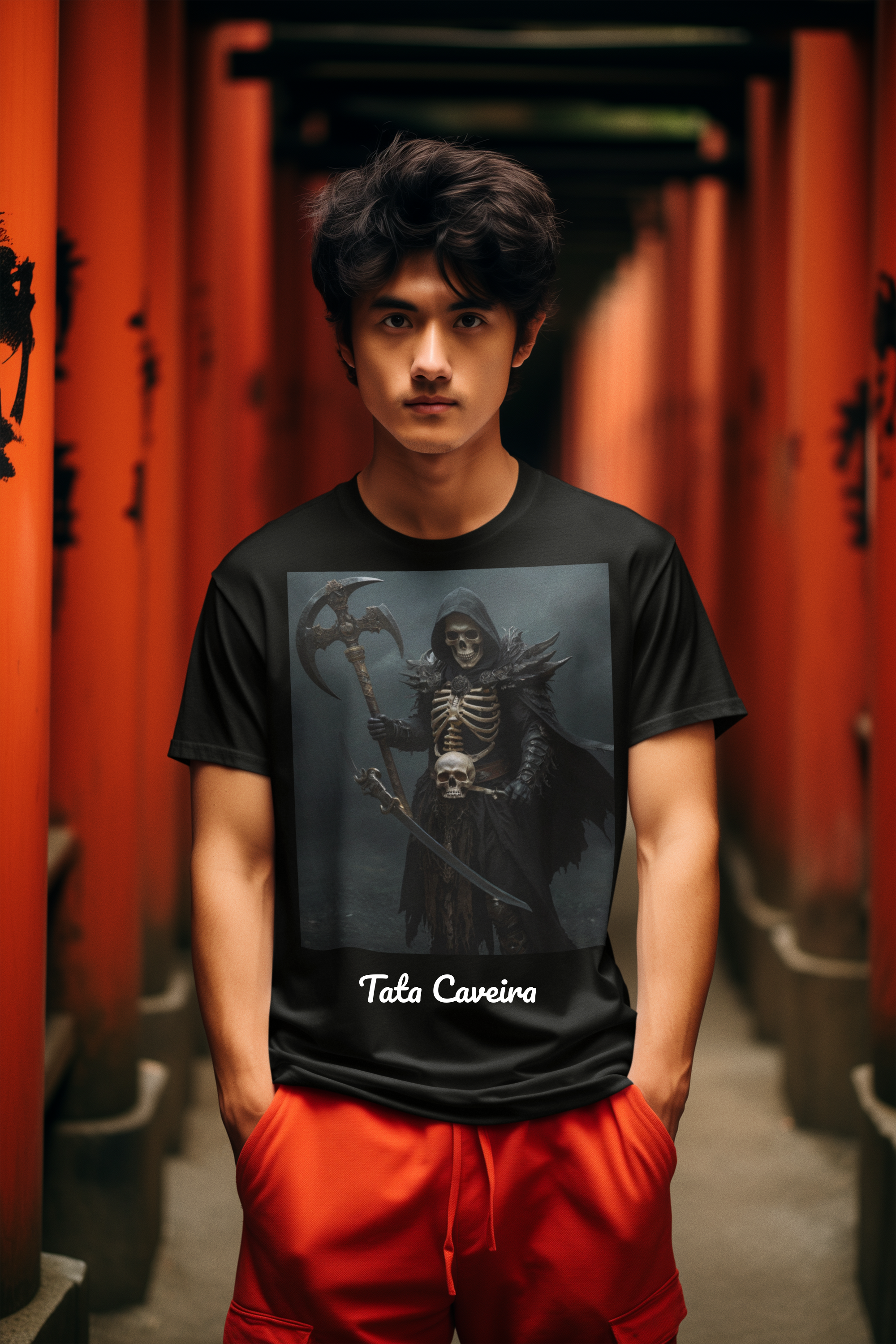 Camiseta tata caveira