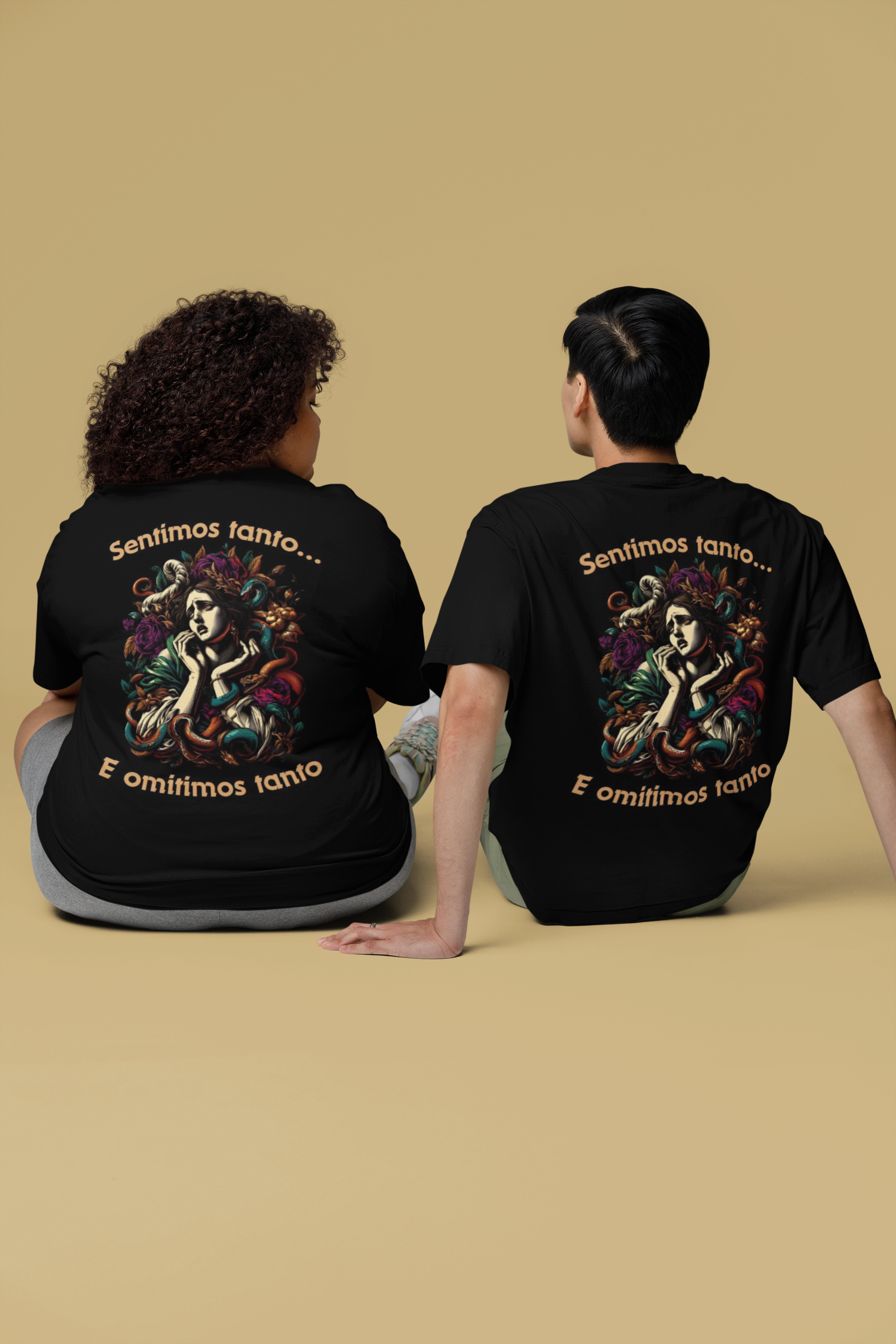 Camiseta preta Plus Size 