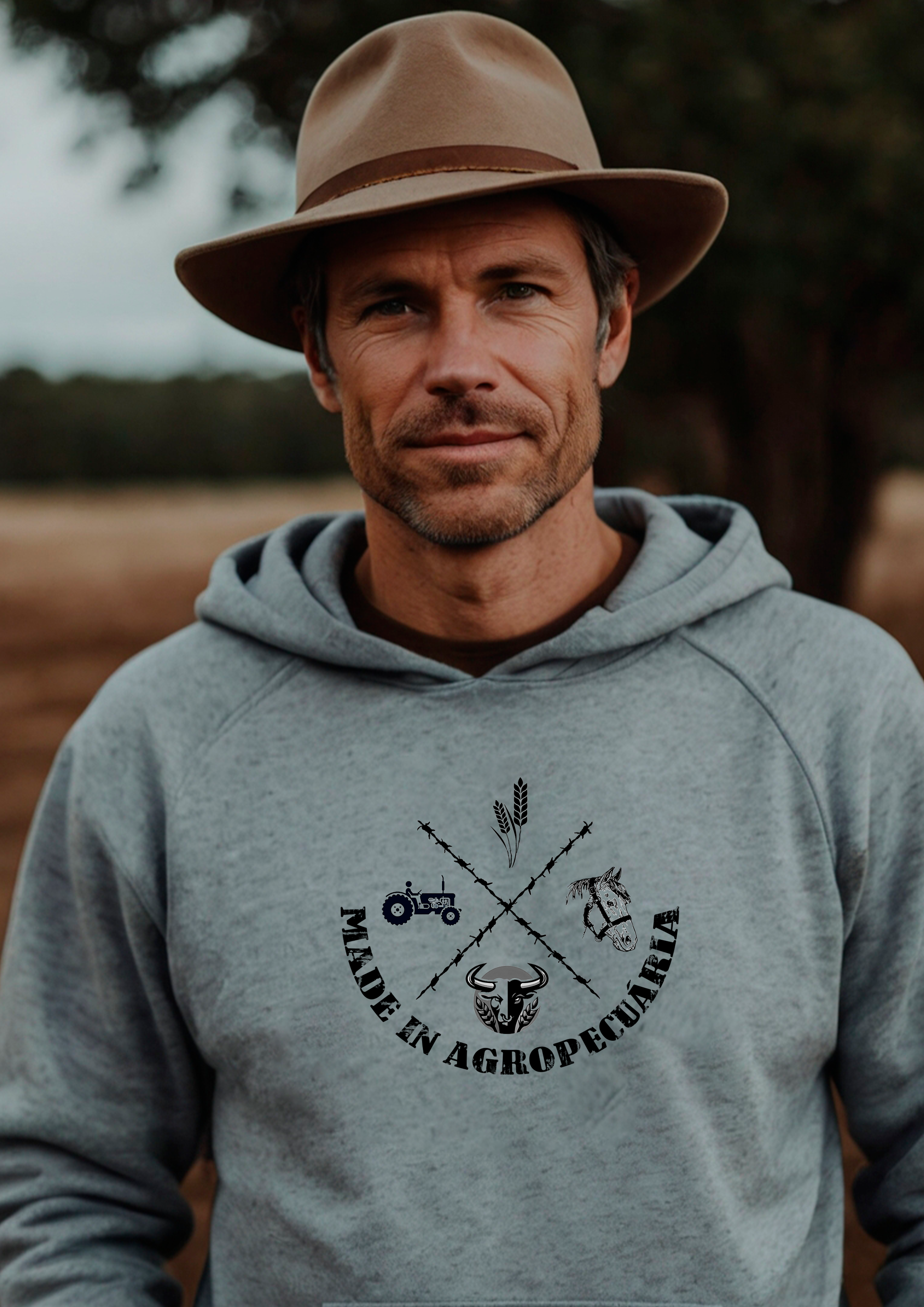 Moletom Canguru - Made In Retrô Agropecuária