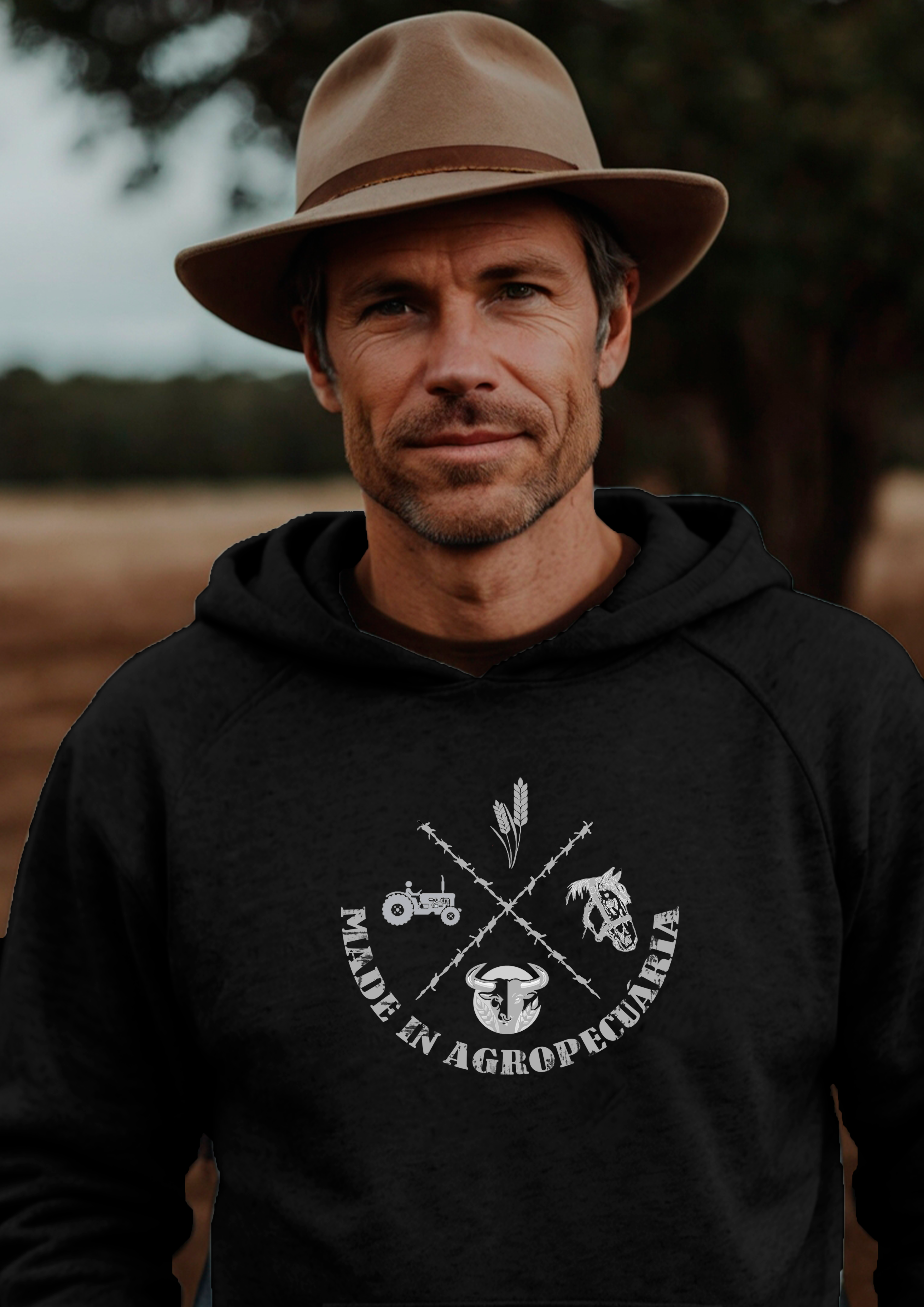 Moletom Canguru - Made In Retrô Agropecuária 