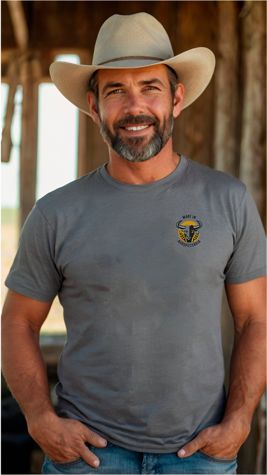 Camisa Made In Agropecuária - Logo Com Escrito