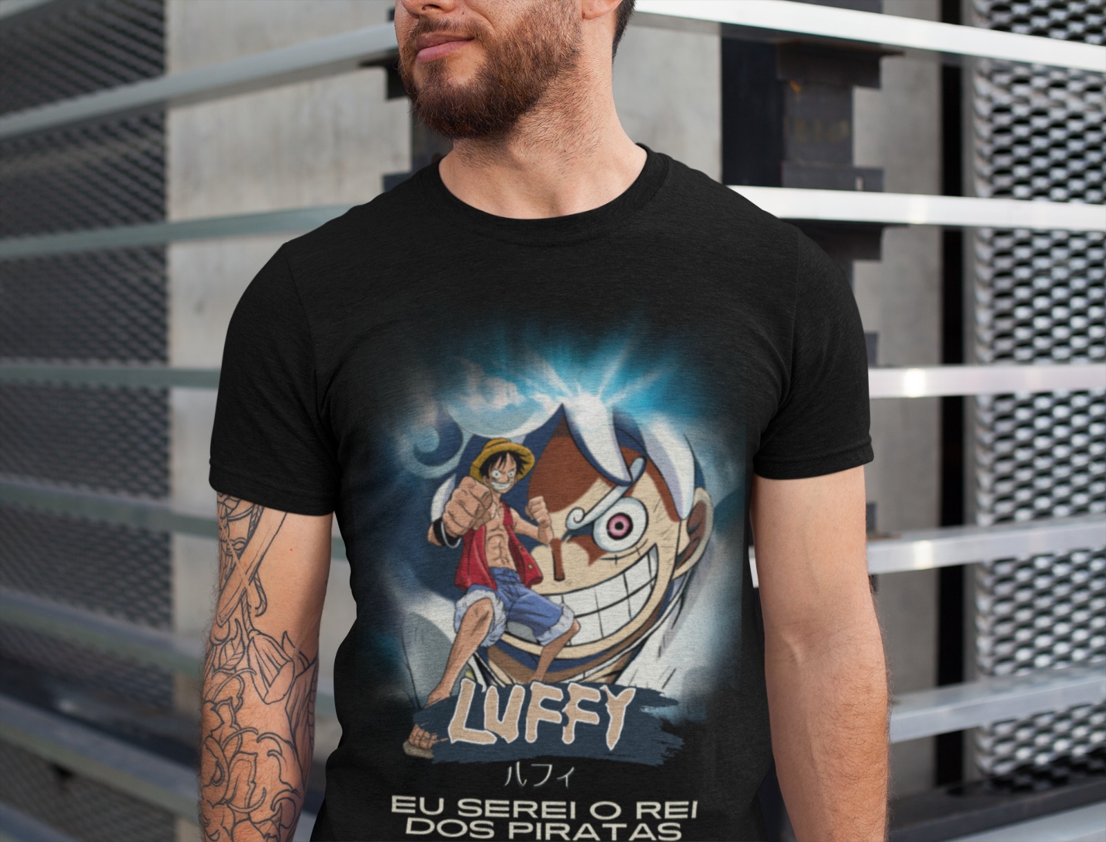 Camisa Luffy - Linha Mirai - Tubies Camisas